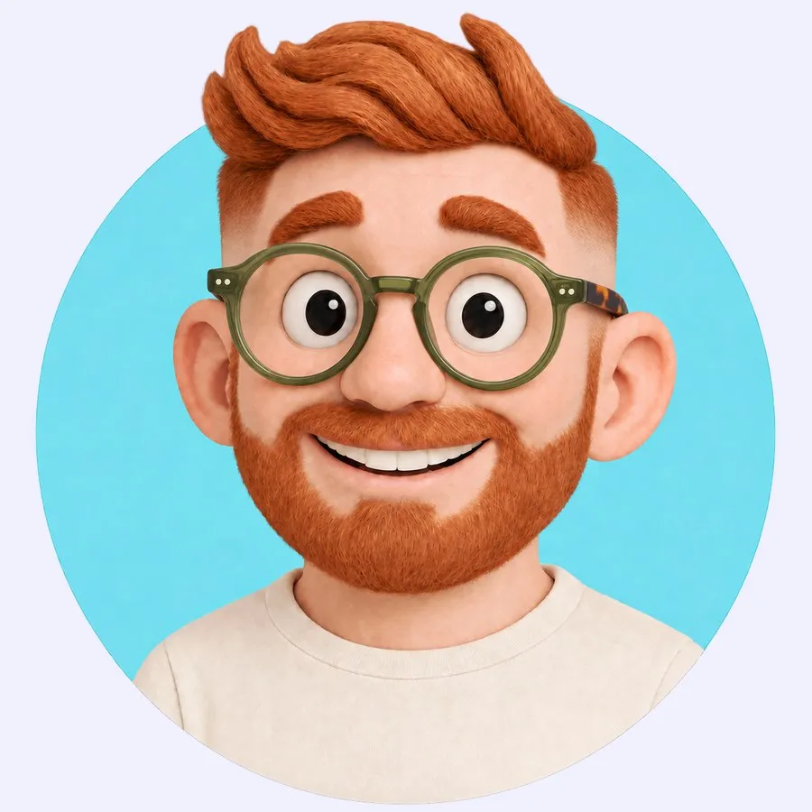 Ian Masters of olio creative, illustrated avatar