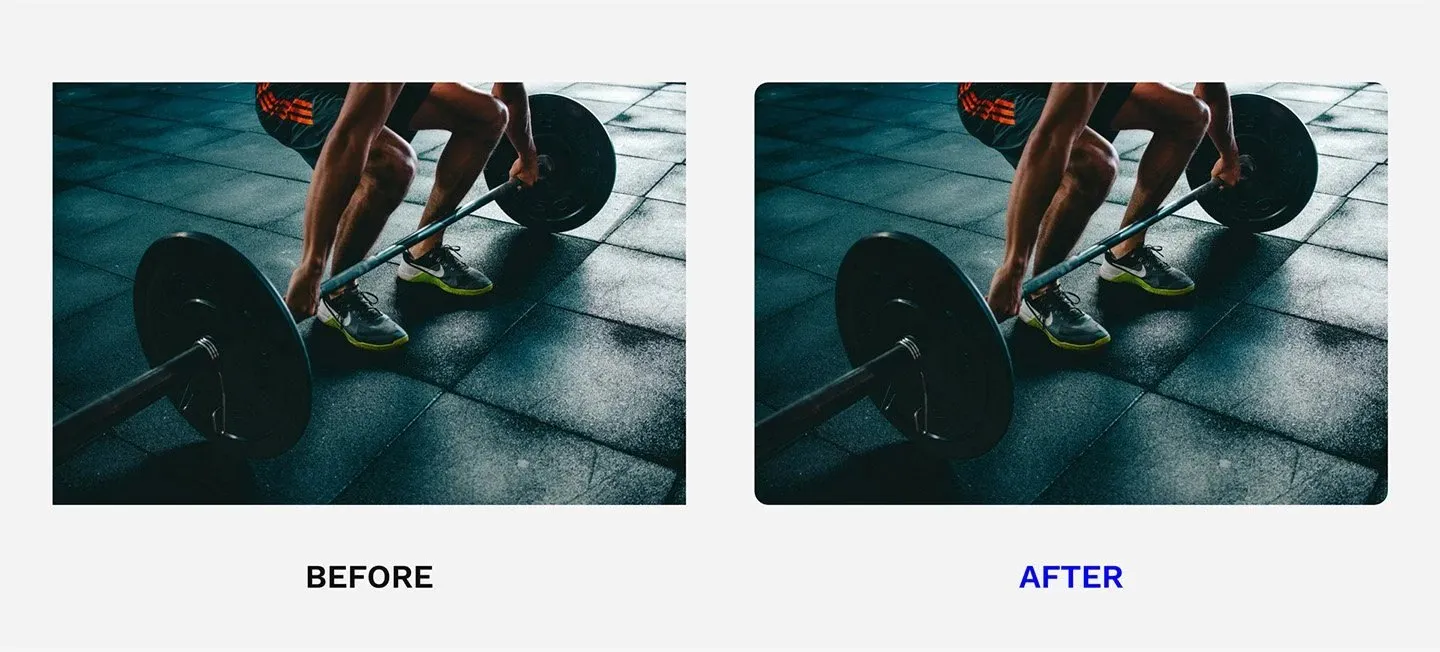 An example of two images in Squarespace, one with normal edges, and one with 10px curved edges.