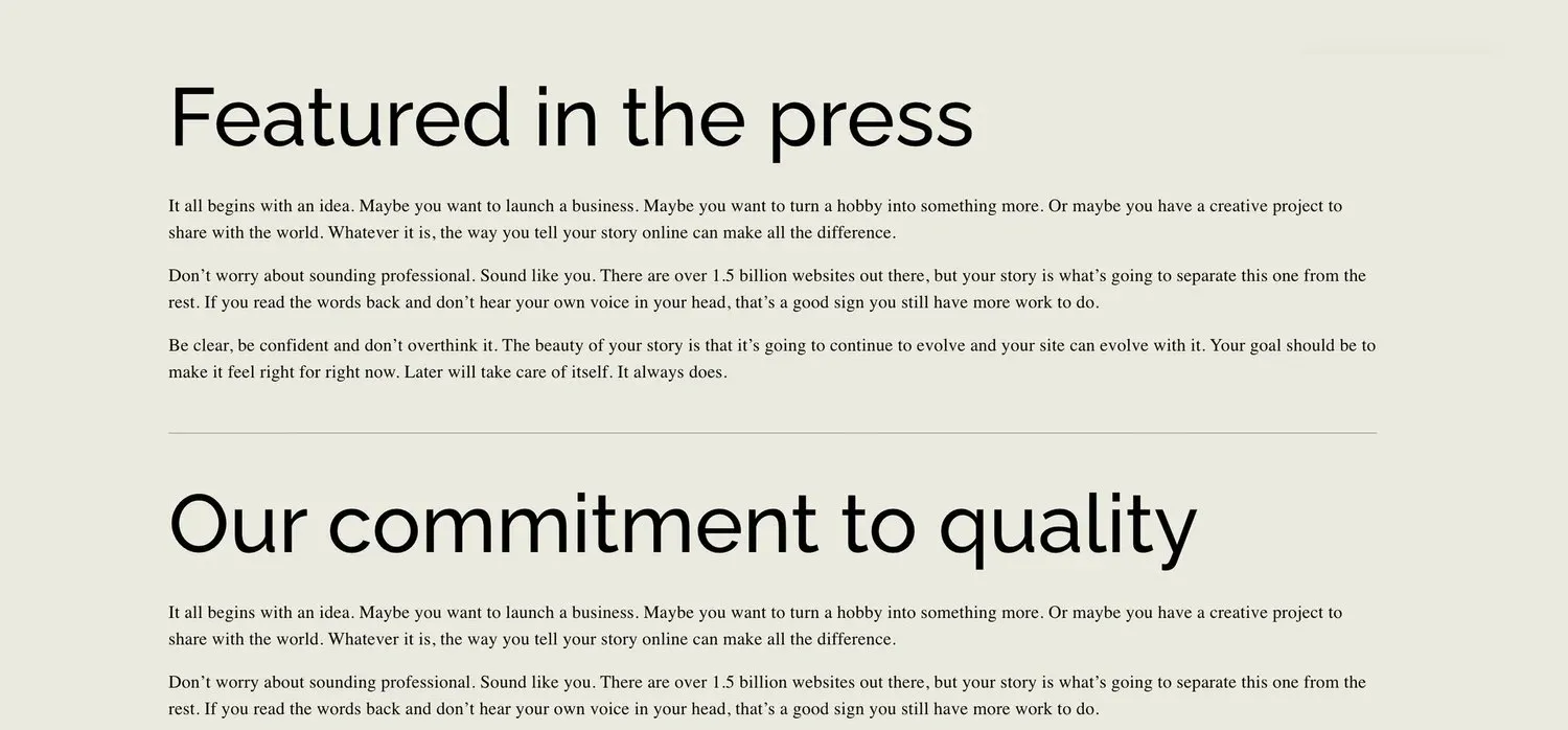 Squarespace Blog Layout