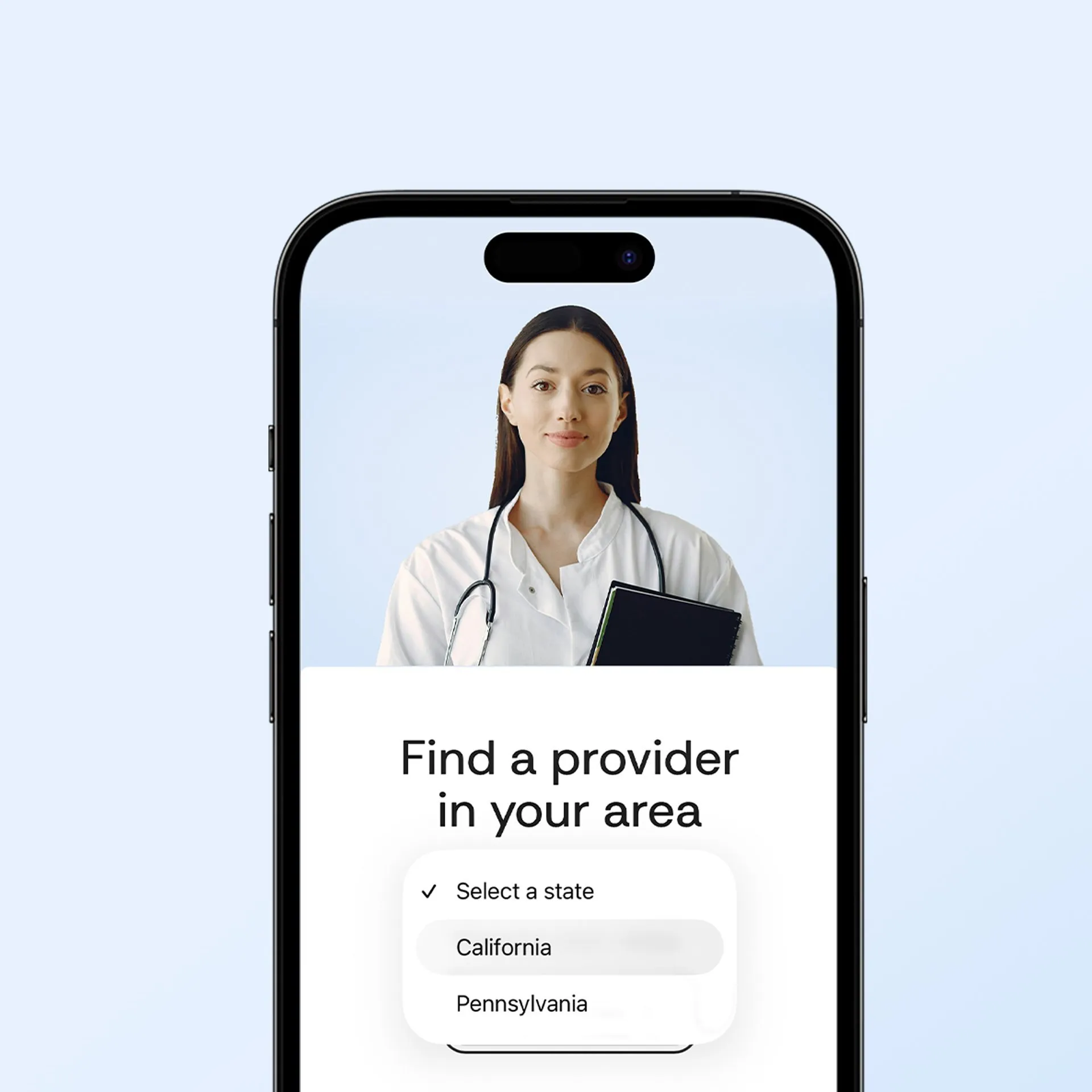 StayWell Health website on a phone