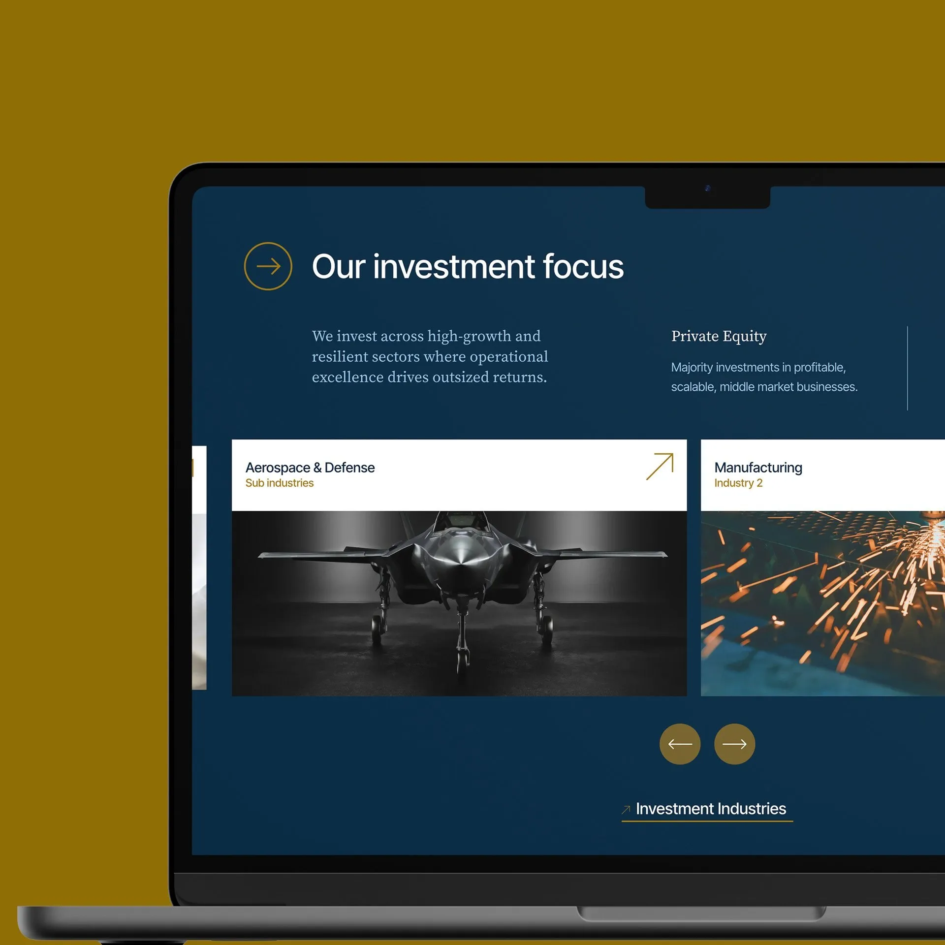 United Western Group website on a laptop